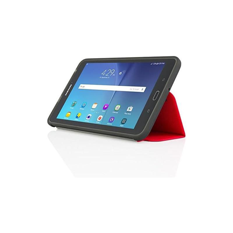 Incipio Clarion Folio case for Samsung Galaxy Tab E - Red/Black, 3 of 6