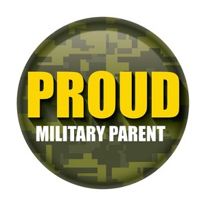 Beistle Proud Military Parent Button, 2", (6/Pkg) Multicolored - 1 of 4