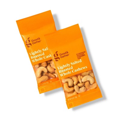 Lightly Salted Roasted Whole Cashews - 10 Ct Multipack - Good &#38; Gather&#8482;