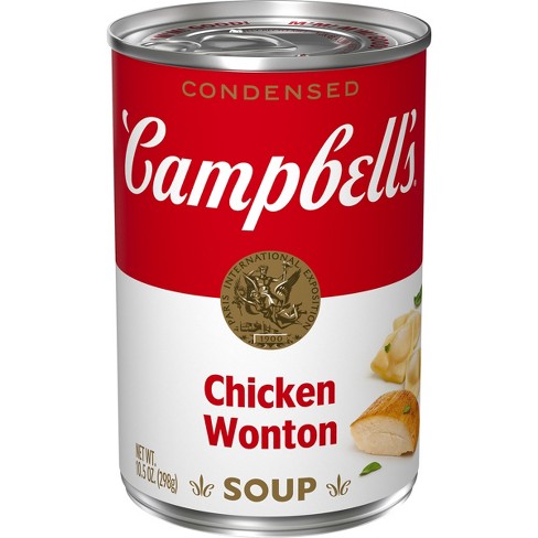 Campbell's Condensed Chicken Won Ton Soup - 10.5oz : Target