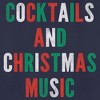 Women's Lost Gods Distressed Cocktails and Christmas Music  T-Shirt - Navy Blue - Large - 2 of 4