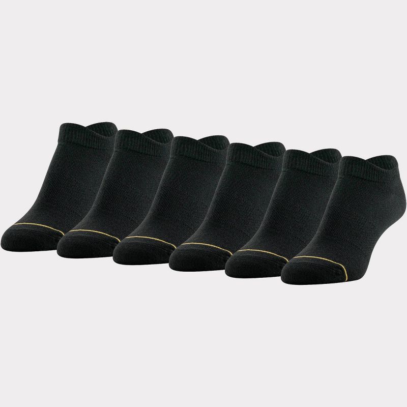 All Pro Women's 6pk No Show Double Tab Athletic Socks - 4-10, 1 of 4