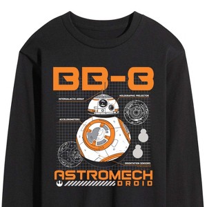 T-shirt Star Wars BB-8 Blanc - Taille M - Homme - Gildan