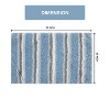 Home Weavers Glamour Collection 100% Polyester Microfiber Bathroom Rug, Non Slip Bath Mat Water Absorbent Soft Microfiber Shaggy Mat Machine Washable - 3 of 4