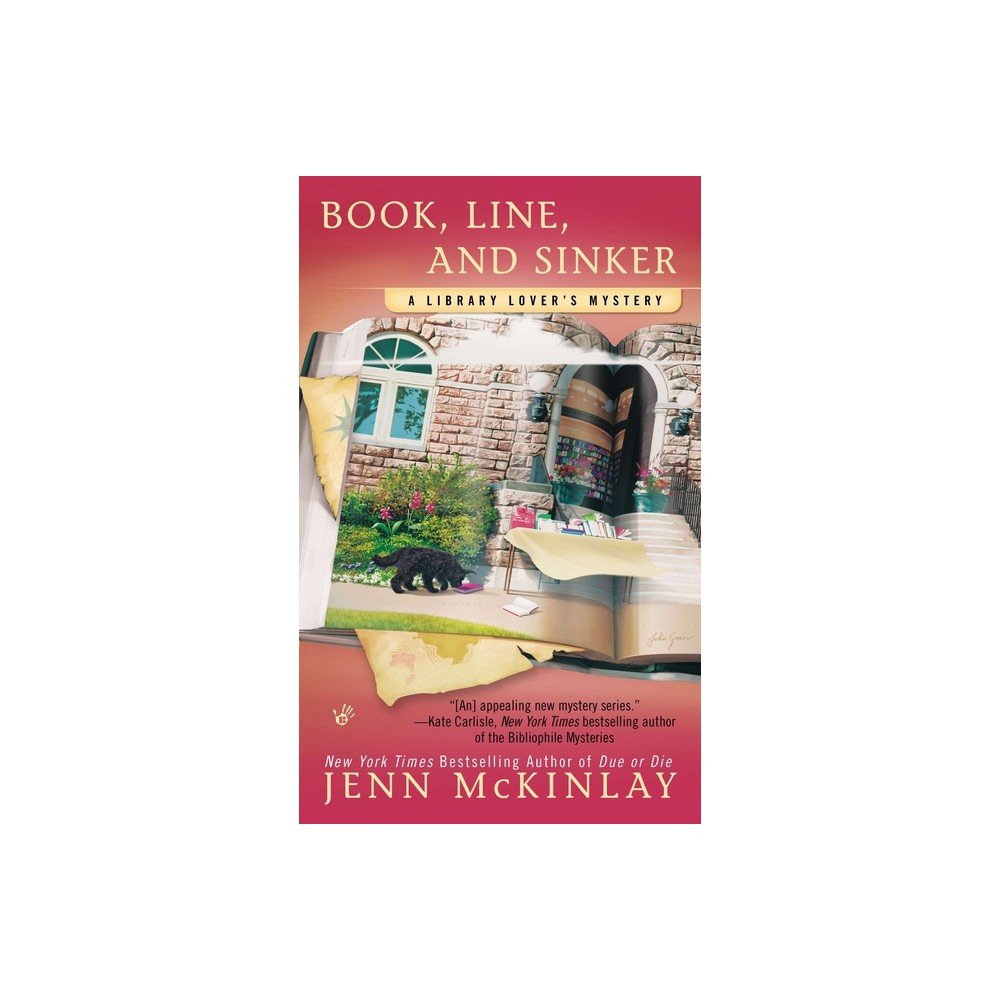 Book, Line, and Sinker - (Library Lovers Mystery) by Jenn McKinlay (Paperback)