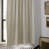 Blackout Slub Weave Raw Edge Curtain Panel - Threshold™ - 2 of 4