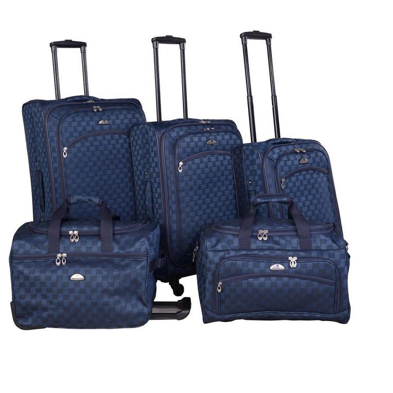 American Flyer Madrid 5-Piece Spinner Luggage Set, 1 of 6
