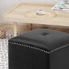 Brantly Glam Velvet Ottoman - Christopher Knight Home - image 4 of 4