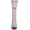 Memoi Women's Leo Zodiac Sign Crew Socks Med Gray Heather 9-11 - 2 of 4