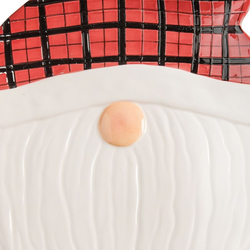 Gallerie II Plaid Gnome 3D Large Cookie Plate, 3 of 5