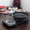 Oster Clairborne 12 Inch Aluminum Frying Pan in Charcoal Grey - 3 of 4