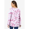 Woman Within Perfect Printed Long-Sleeve V-Neck Tee - 3 of 4