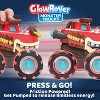 Joyfy 3-Pack Monster Truck Toys with Motion-Activated Lights & Lightning Wheels - Press & Go Cars for Toddlers, Birthday Gift for Kids Boys Girls - 3 of 4