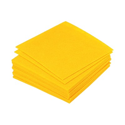Unique Bargains Polyester Soft Home Handcrafts Projects DIY Felt Fabric Sheets 18 Pcs