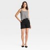 Women's High-Rise Flat-Front Chino Shorts - A New Day™ - 3 of 3