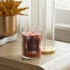 21.5oz 2-Wick Lidded Glass Jar Candle Bourbon Pumpkin - Threshold™ - image 2 of 3