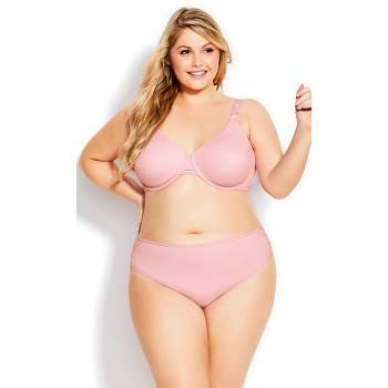 Women's Embroidered Mesh Cheeky Underwear - Auden™ Pink M : Target