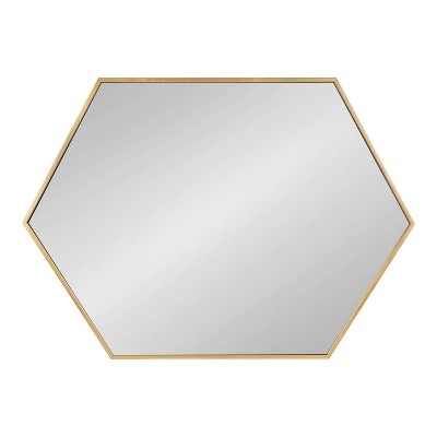 Gold Hexagon Full Length Vanity Mirror