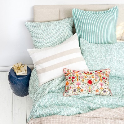 White Cotton Reversible Queen Quilt