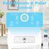 R.W.FLAME 8000 BTU Portable AC – Cooling, Fan, Dehumidifier & Sleep Mode, Quiet ≤55dB, for Rooms up to 350 Sq. Ft. – Remote & Window Kit Included - 3 of 4