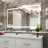 60"×32" LED Bathroom Vanity Mirror with Lights, Anti-Fog Wall Mounted Mirror with Dimmable Touch Switch for Bathroom-The Pop Home - 2 of 4
