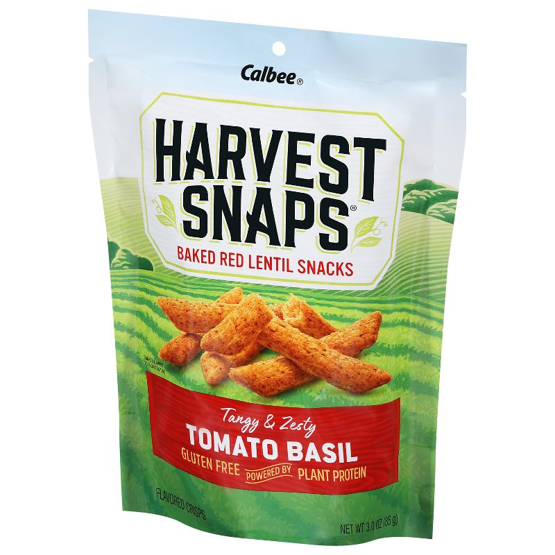 Harvest Snaps Red Lentil Snack Crisps Tomato Basil - 3oz, 4 of 7