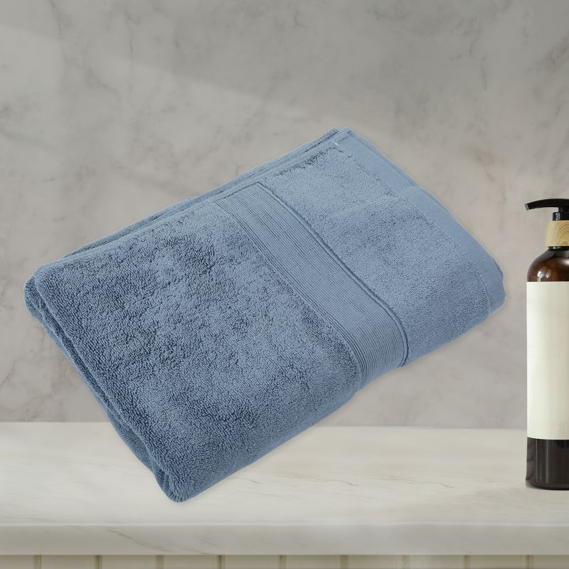 Unique Bargains Soft Absorbent Cotton Bath Towel for Bathroom kitchen Shower Towel Classic Design 1 Pcs, 2 of 7