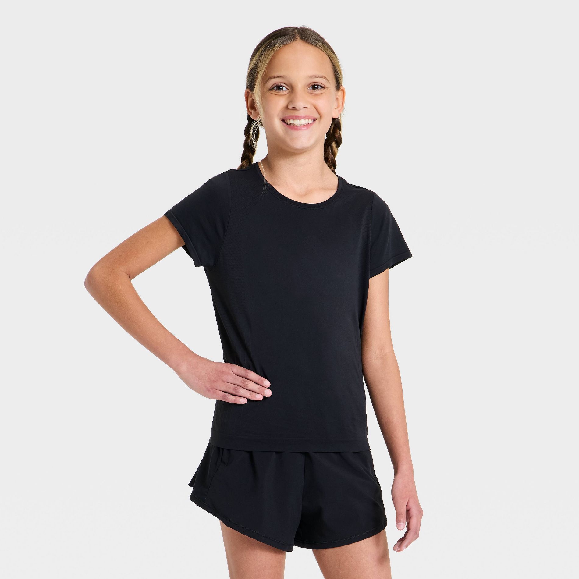 Girls' Seamless Run Active T-Shirt - All In Motion™