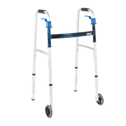 Drive Medical Blue Streak Wheelchair with Flip Back Desk Arms, 20 inSeat  and Swing-Away Footrests-bls20fbd-sf - The Home Depot