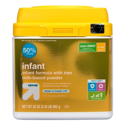 target brand infant formula