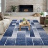Garvee Large Area Rugs Indoor Machine Washable Runner Rug Modern Geometric Patchwork Carpet Rockwood Collection Rugs for Living Room Bedroom Office - 3 of 4