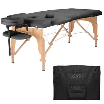 Saloniture Portable Professional Folding Massage Table with Carrying Case