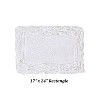 Shaggy Border Collection Bath Rug 100% Cotton Tufted Weave Ruffle Border Pattern Bathroom Rug for Machine Washable Bath Mat - 2 of 4