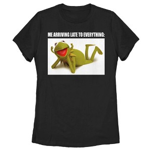 Women's The Muppets Kermit Meme T-Shirt - 1 of 4