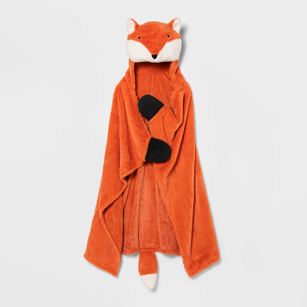 Fox Hooded Blanket - Pillowfort