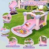 HOMDOX Pink Inflatable Bounce House for Kids 3-10 with 470W Blower, Wide Slide, Ball pit, 50 Ocean Balls, Dart Game for Backyard Party Birthday - 3 of 4