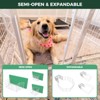 FXW Homeplus Indoor Dog Playpen - Stress-Free and Safe Play,Panels for Puppy and Small Dogs, Black│Patented - 3 of 4