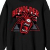 Dungeons & Dragons Beholder Crew Neck Long Sleeve Men's Black Sweatshirt - 2 of 3