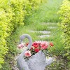 SEVOBAL Planters Mgo Swan Planter with Elegant Design for Indoor and Outdoor Flower Display, Gray, 16.5"*9"*15.5" - 4 of 4