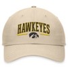 NCAA Iowa Hawkeyes Unstructured Washed Cotton Twill Hat - Natural - 2 of 4