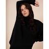 Women's Turtleneck Long Sleeve Knit Maternity Sweater | Motherhood Maternity - 4 of 4