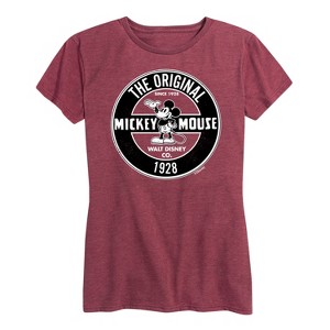 Women's - Disney - Mickey Mouse Original Badge Short Sleeve Graphic T-Shirt - 1 of 4