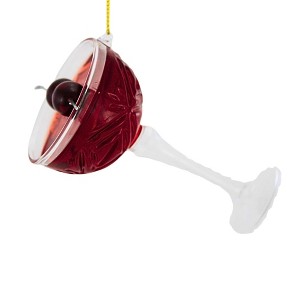 Cody Foster 4.0 Inch Festive Cranberry Cocktail Christmas Tree Ornament , Christmas Decor Holiday Drink (1PC) - 1 of 4