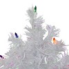 Northlight Pre-Lit Iridescent Pine Artificial Christmas Tree - 2' - White - Multicolor Lights - 3 of 4