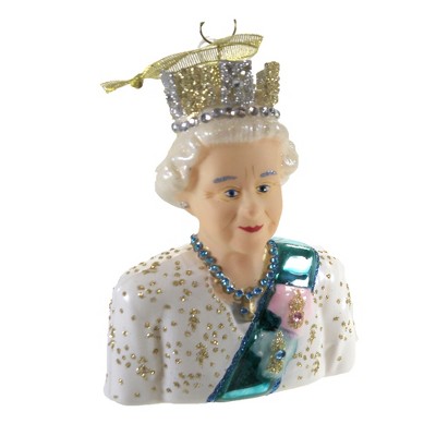 Holiday Ornament 4.5" Queen Elizabeth In 2020 Icon Royal Windsor England  -  Tree Ornaments