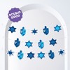 Big Dot of Happiness Hanukkah Garland Banner, Holiday Decor Backdrop, 30 Feet of Cord, 15 Paper Star of David & Dreidel Shapes Double-Sided - 2 of 4