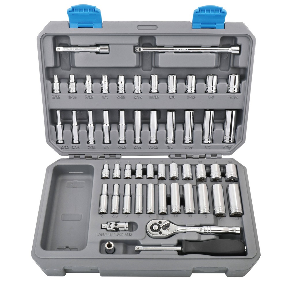 Photos - Wrench Apollo Tools 50pc 1/4" Drive Socket Set SAE and Metric DT0004