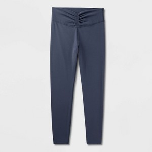 Women's Everyday Soft High-Rise 7/8 Ruched Leggings - All In Motion™ - 1 of 2