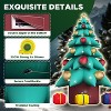 AMERLIFE Inflatable Christmas Tree& Santa Claus with LED Lights, Giant Outdoor Christmas Decoration with Blower for Yard, Parties & Events - 4 of 4