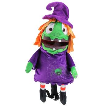 Northlight Musical Animated Witch Children's Halloween Trick or Treat Bag